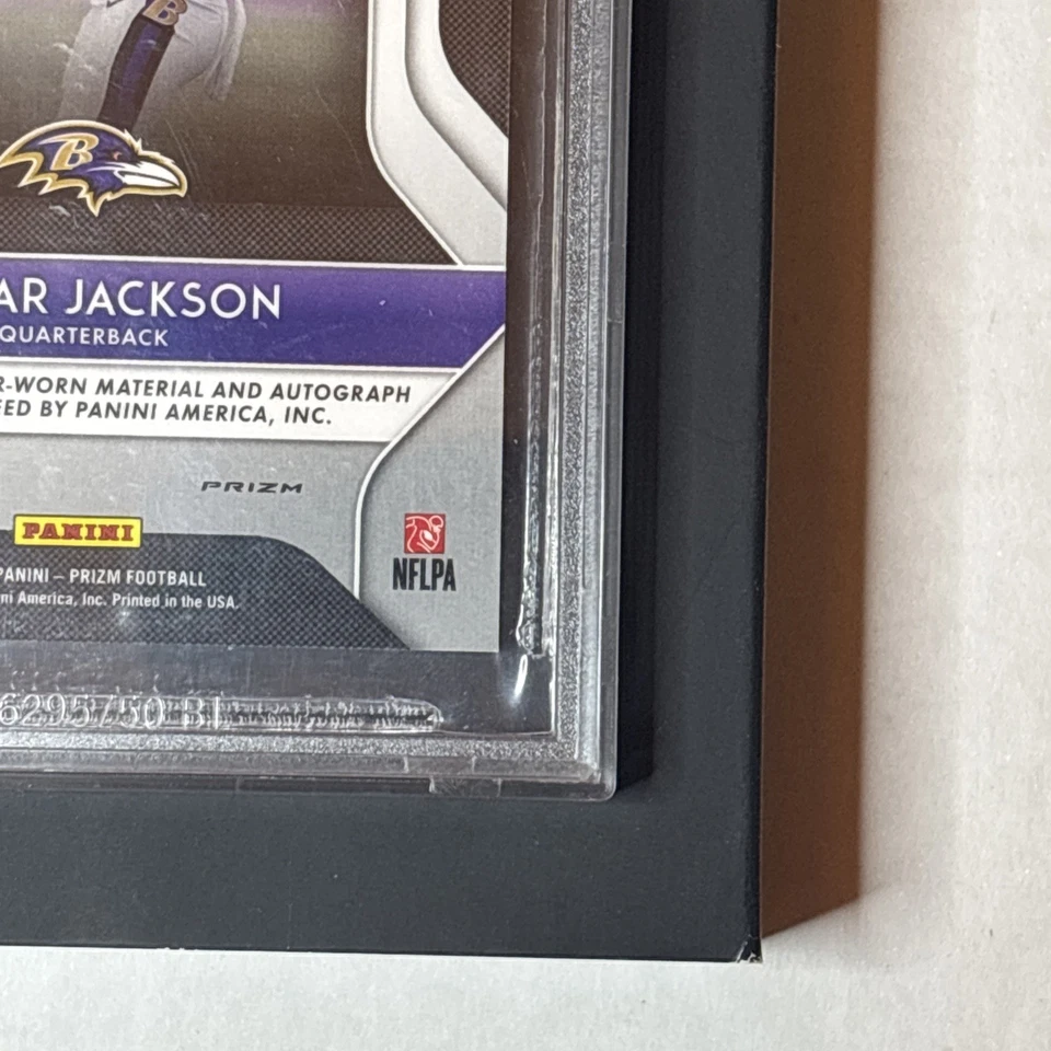 2018 Panini Prizm Silver #20 Lamar Jackson /99 Auto Patch RC GemMint BGS 9.5/10 - Image 3