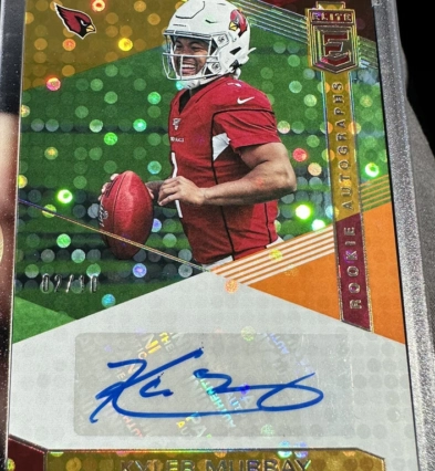2019 Donruss Elite Kyler Murray Auto /10 Rookie Autographs - Arizona Cardinals