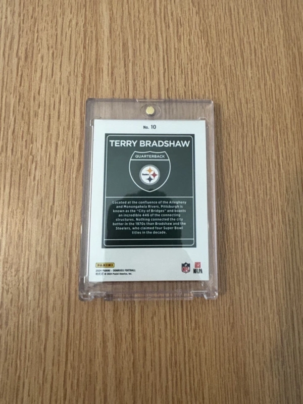 2024 Panini Donruss Optic - Downtown! Terry Bradshaw #10 - Image 2