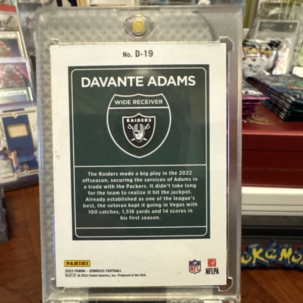 2023 Panini Donruss Optic Downtown Davante Adams - Image 2