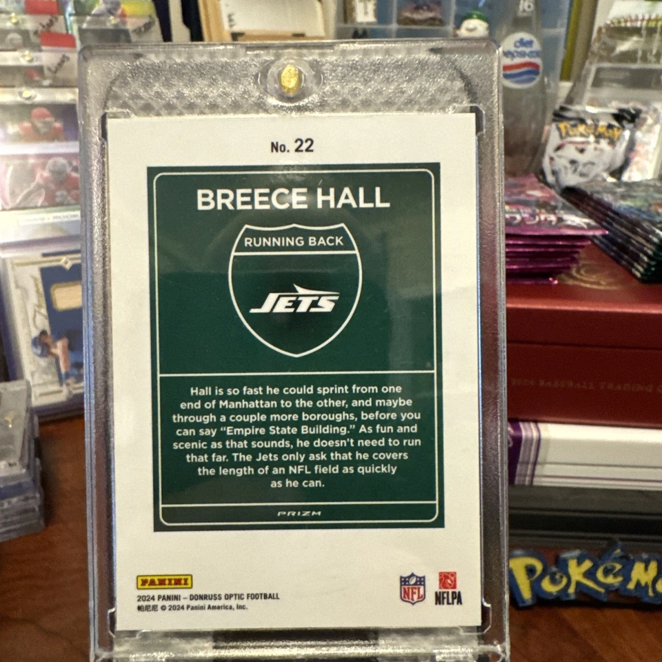 2024 Panini Donruss Optic - Downtown! Breece Hall #22 - Image 2