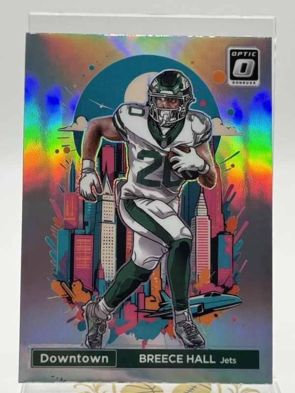 2024 Panini Donruss Optic - Downtown! Breece Hall #22 - Image 2