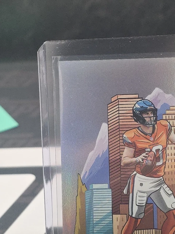 2024 Panini Donruss Optic Downtown! Bo Nix #19 (RC) Denver Broncos - Image 15