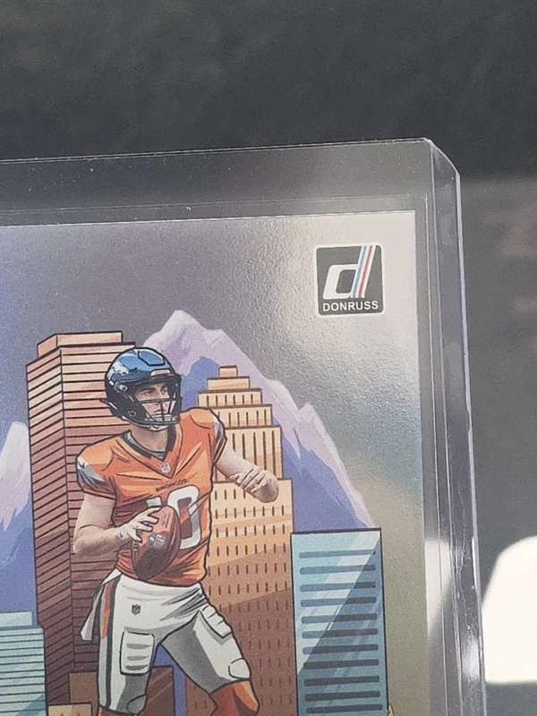 2024 Panini Donruss Optic Downtown! Bo Nix #19 (RC) Denver Broncos - Image 14