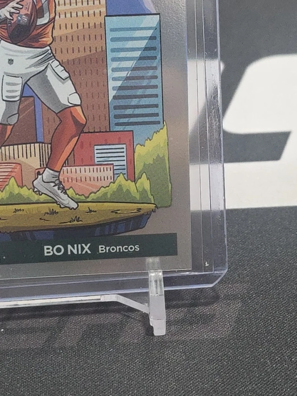 2024 Panini Donruss Optic Downtown! Bo Nix #19 (RC) Denver Broncos - Image 13