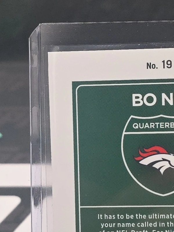 2024 Panini Donruss Optic Downtown! Bo Nix #19 (RC) Denver Broncos - Image 5