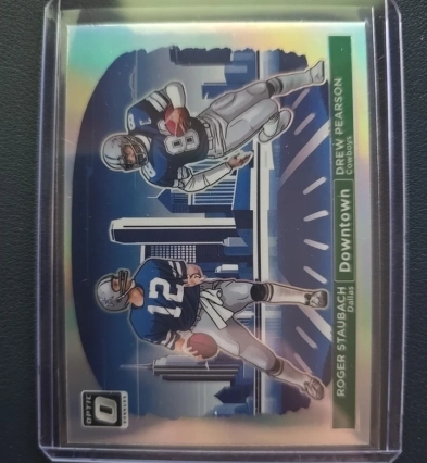 2024 Panini Donruss Optic - Downtown Duos Roger Staubach, Drew Pearson #12