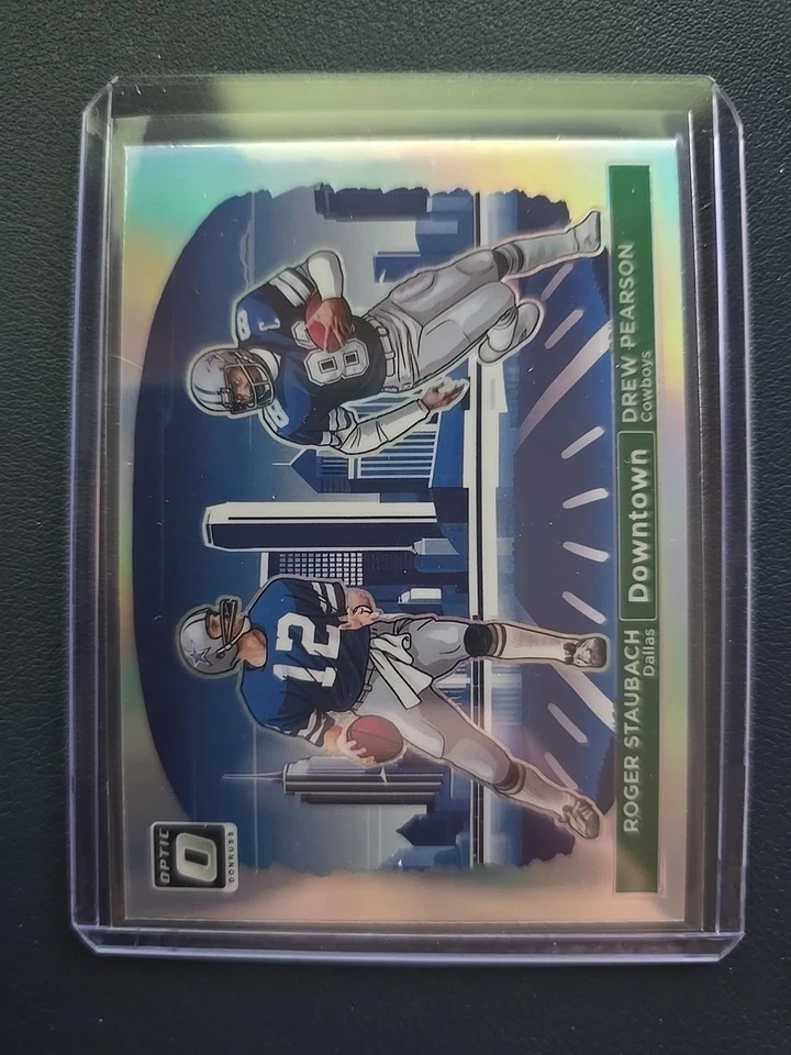 2024 Panini Donruss Optic - Downtown Duos Roger Staubach, Drew Pearson #12