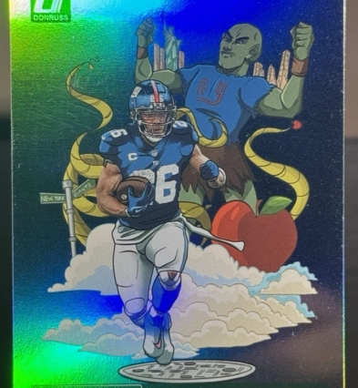 2023 Panini Donruss Saquon Barkley Downtown #D-13 Giants Eagles Case hit