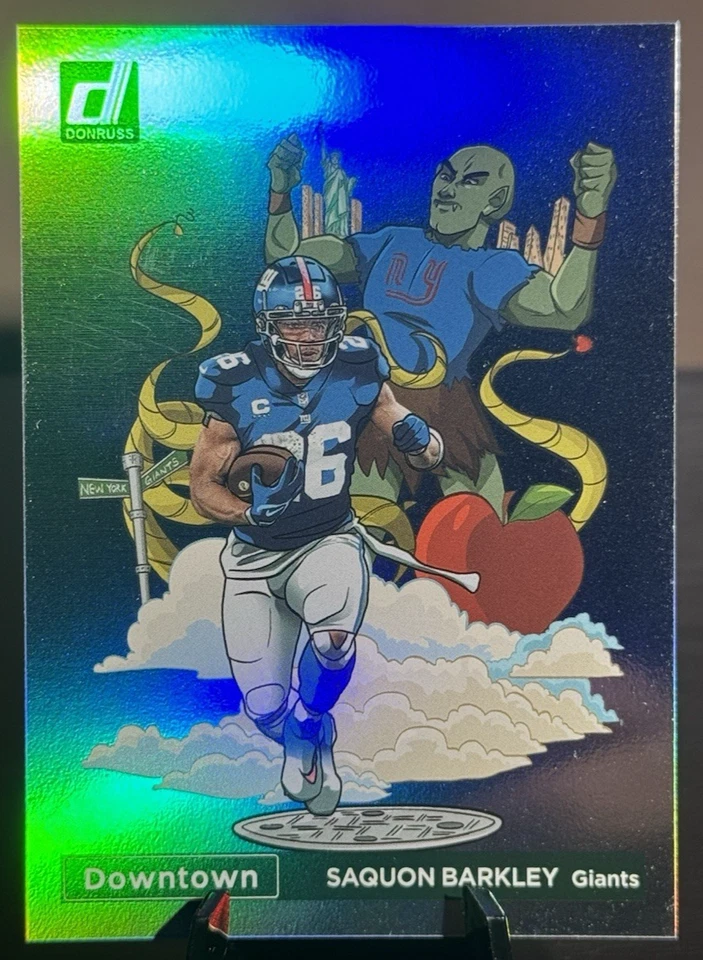 2023 Panini Donruss Saquon Barkley Downtown #D-13 Giants Eagles Case hit