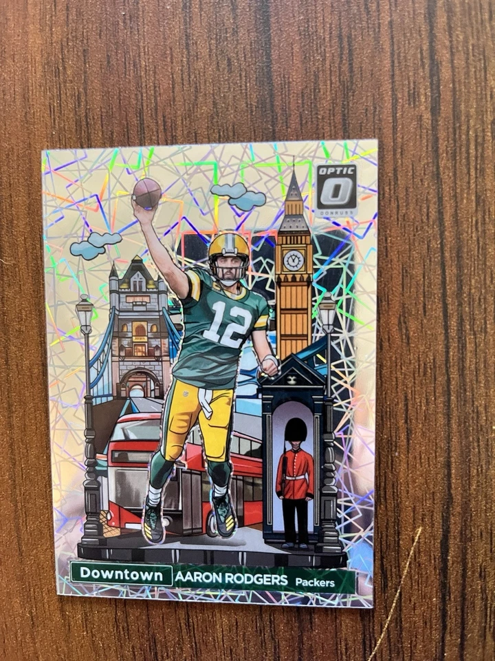 2023 Panini Donruss Optic - International Downtown Aaron Rodgers #4 - Image 2