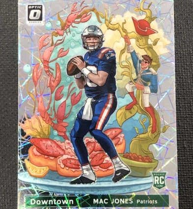 2021 Panini Donruss Optic - Downtown #DT-40 Mac Jones Rookie (RC) Case Hit