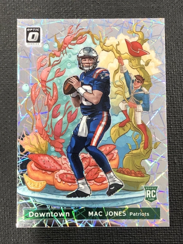 2021 Panini Donruss Optic - Downtown #DT-40 Mac Jones Rookie (RC) Case Hit