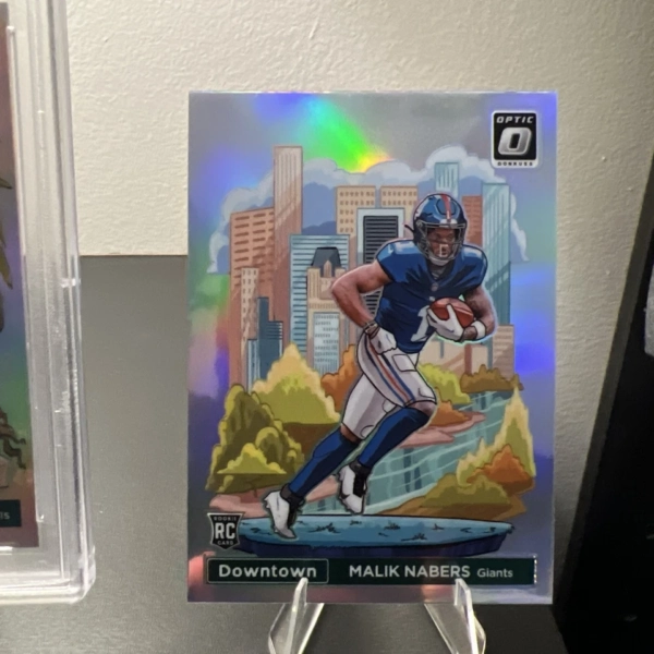 2024 Panini Donruss Optic - Downtown! Malik Nabers #18 (RC) - Image 5