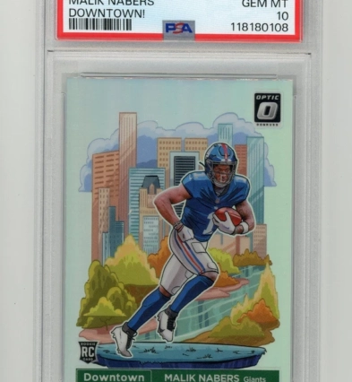 PSA 10 - 2024 Donruss Optic Football MALIK NABERS RC Downtown! #18