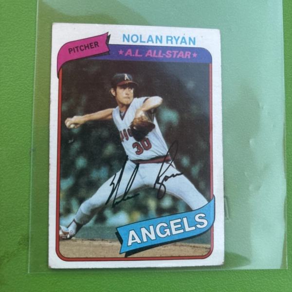 vintage baseball cards Nolan Ryan