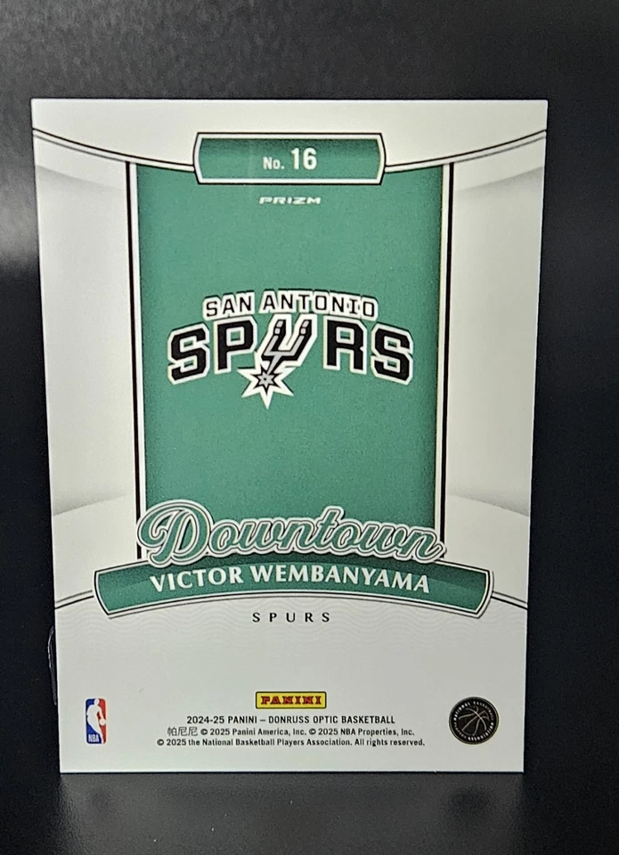 2024 Optic Victor Wembanyama Downtown Case Hit Fire - Image 7