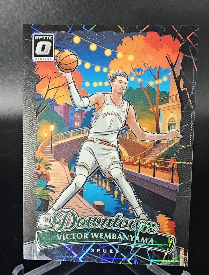 2024 Optic Victor Wembanyama Downtown Case Hit Fire - Image 4