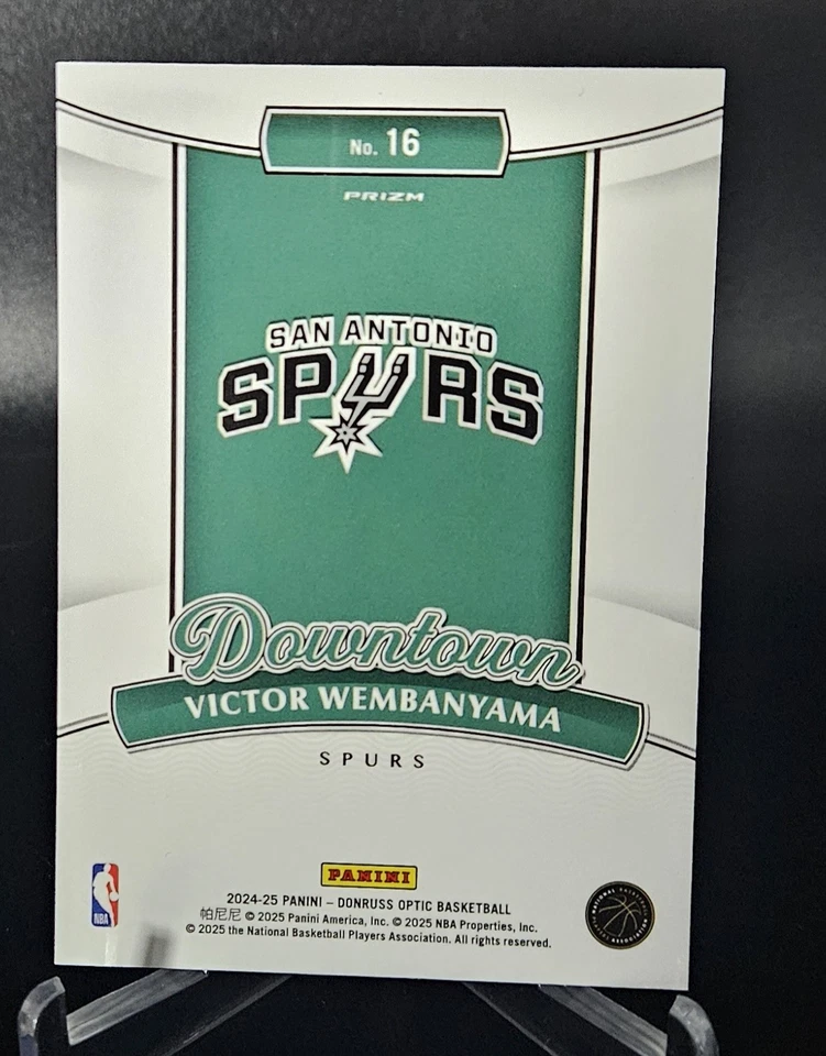 2024 Optic Victor Wembanyama Downtown Case Hit Fire - Image 3