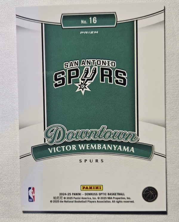 2024 Optic Victor Wembanyama Downtown Case Hit Fire - Image 2