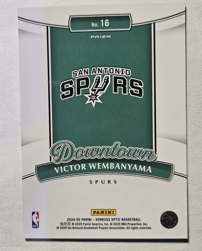 2024 Optic Victor Wembanyama Downtown Case Hit Fire - Image 2