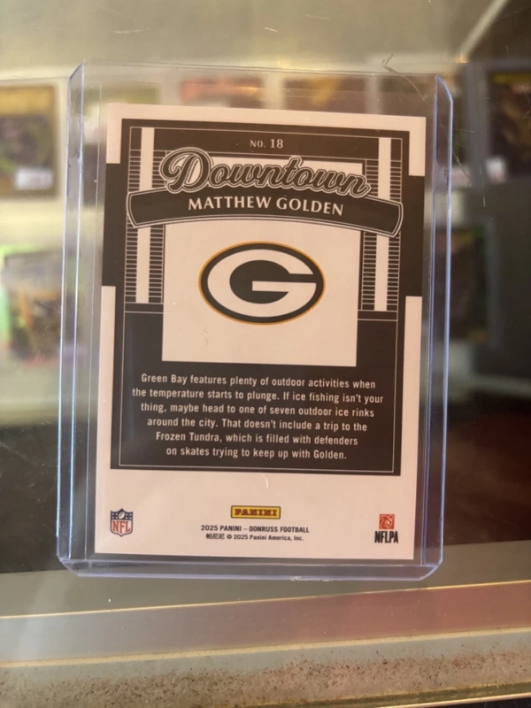 2025 Panini Donruss Downtown Matthew Golden RC Huge Upside - Image 2