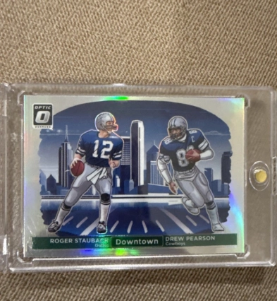 2024 Panini Donruss Optic - Downtown Duos Roger Staubach, Drew Pearson #12