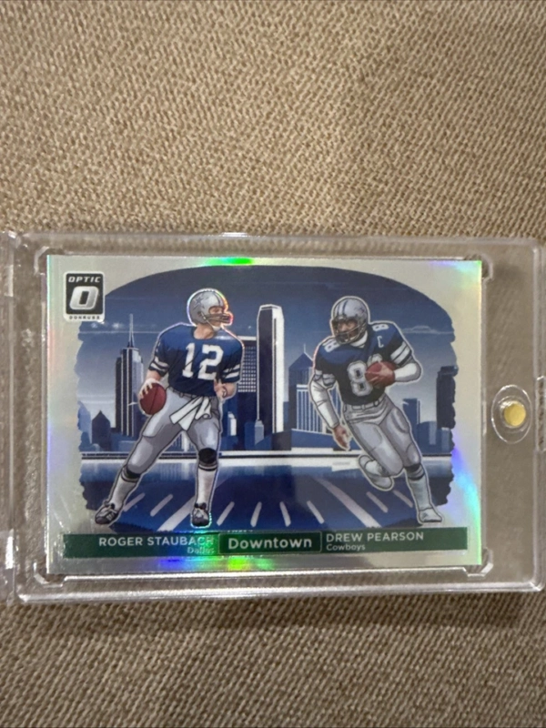 2024 Panini Donruss Optic - Downtown Duos Roger Staubach, Drew Pearson #12