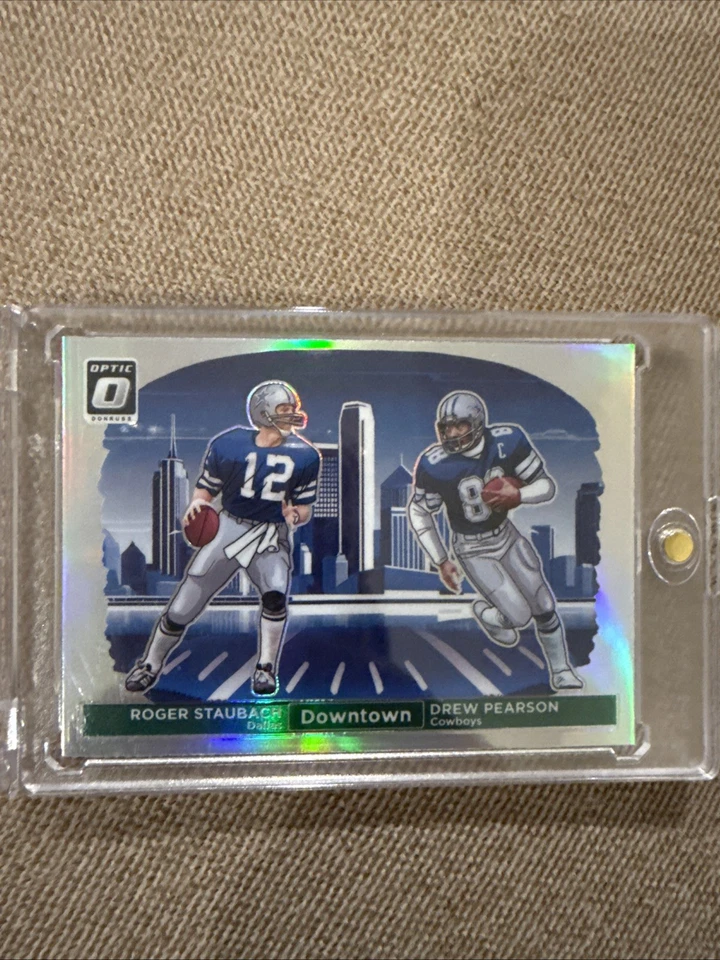 2024 Panini Donruss Optic - Downtown Duos Roger Staubach, Drew Pearson #12