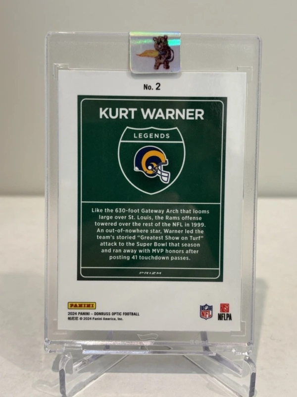 2024 Panini Donruss Optic - Downtown Legends Kurt Warner #2 - Image 2
