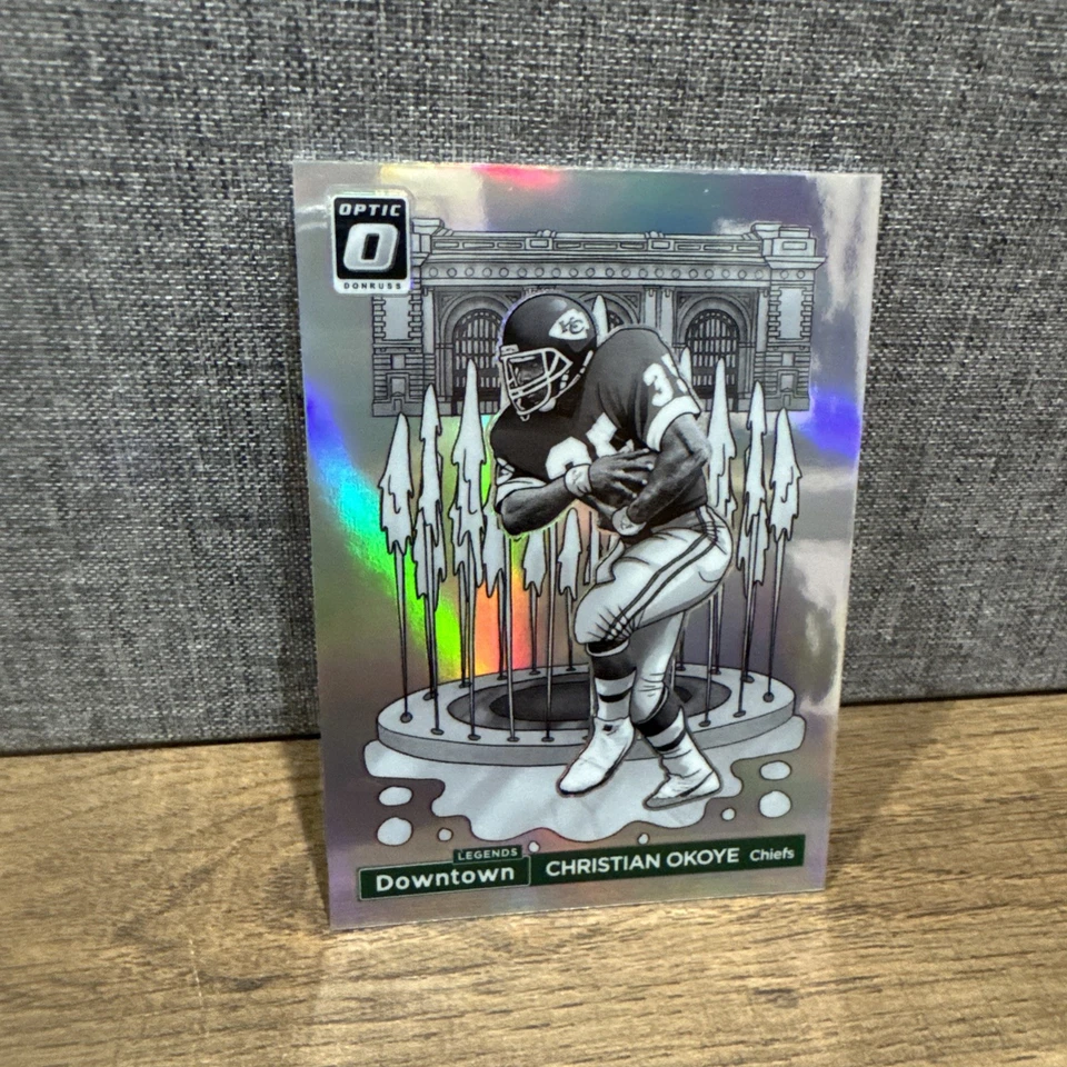 2024 Panini Donruss Optic - Downtown Legends Christian Okoye #6 - Image 3