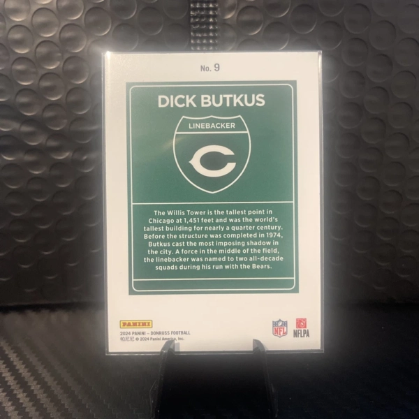 2024 Panini Donruss - Downtown! Dick Butkus #9 Optic - Image 2