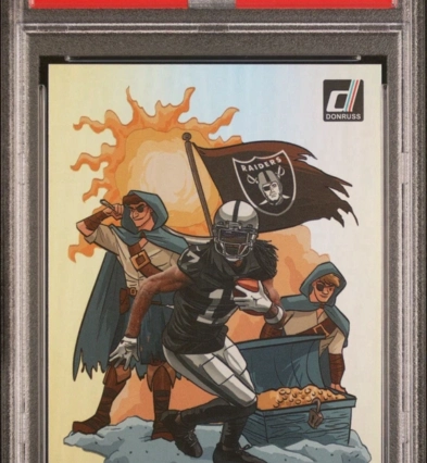 2023 Panini Donruss Davante Adams Downtown! SSP Case Hit - PSA 9