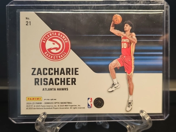 2024-25 Donruss Optic ZACCHARIE RISACHER Phazes SSP Case Hit Rookie (RC) #21 - Image 2