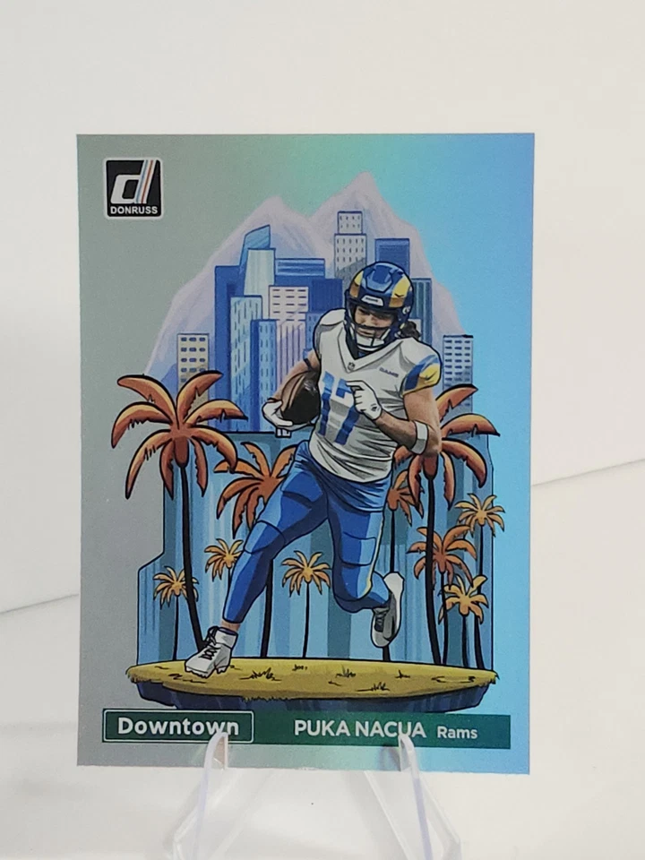 READ! 2024 Panini Donruss - DOWNTOWN! #20 Puka Nacua SSP Regular Size READ! - Image 13