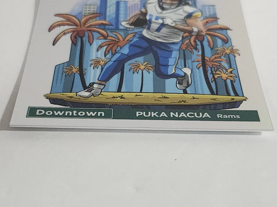 READ! 2024 Panini Donruss - DOWNTOWN! #20 Puka Nacua SSP Regular Size READ! - Image 9