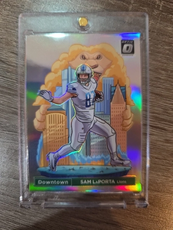 2024 Panini Donruss Optic - Downtown! Sam LaPorta #6 - Image 5