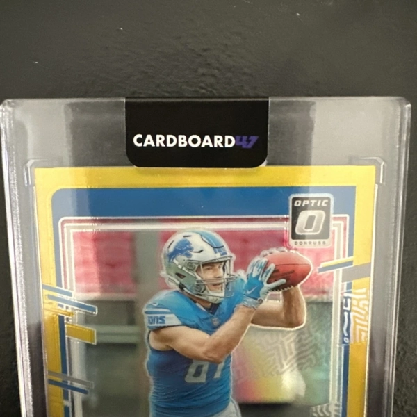 2023 Panini Donruss Optic - Sam LaPorta RR Gold On Card Auto 10/10 Bookend - Image 7
