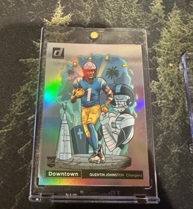 2023 Panini Donruss Optic Downtown Quentin Johnston #D-16 (RC)