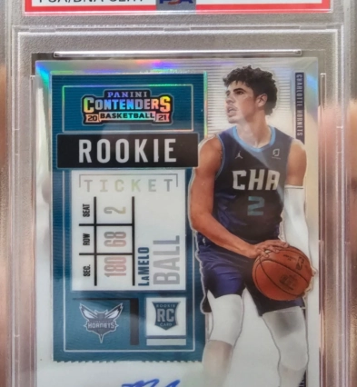 2020 Contenders LaMelo Ball Rookie Ticket (RC) #125 Premium Edition Auto -PSA 20